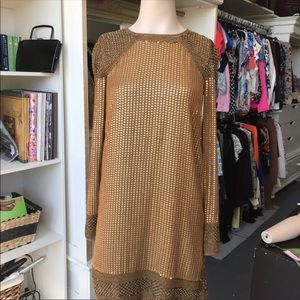 H&M gold Holiday dress.